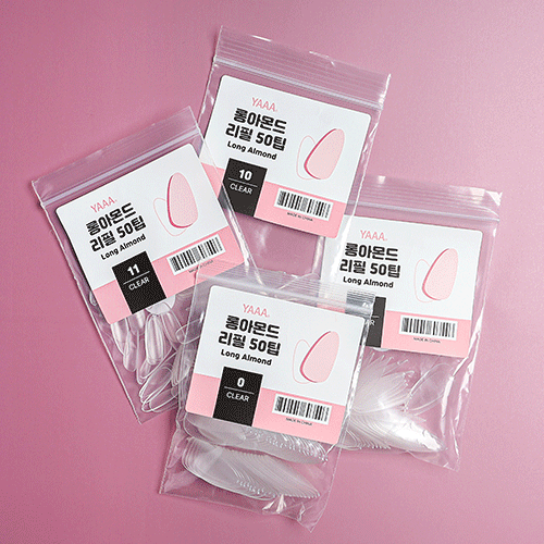 Long Almond Refill 50 Tips (0~11 Size) Choose 1 Option