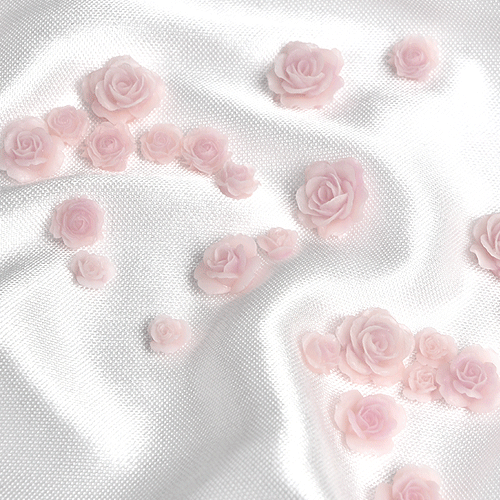 Gradient Rose Nail Art Parts, Choose 1 of 15 Options