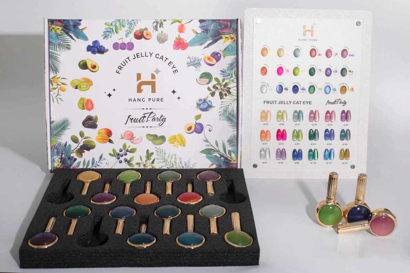 Hang Nail Product Fruit Cat Eye Collection – Fruit Jelly 18 Colors (85 - 102)
