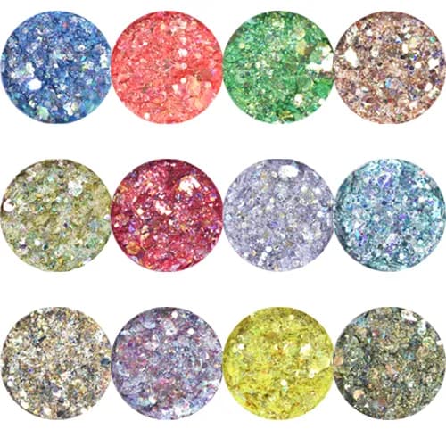 Jewel Pearl Hexagon Mix Glitter, 12 Options (DW)