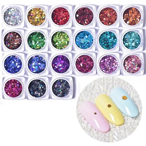 Round Glitter GROL 2.0, Choose 1 of 21 Options