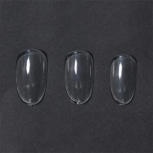 Nail Art Oval Refill Tips - Clear 50 Tips 3~5 Size Choose 1