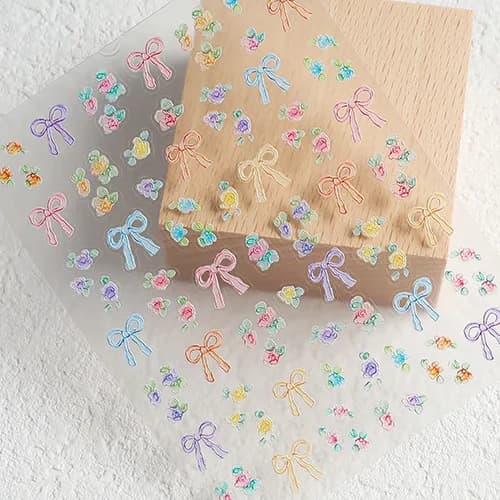 Tomony Ribbon Sticker - to5680 Atelier Rose