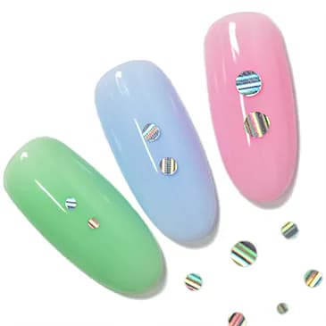 Line Hologram Round Glitter, 1.0/2.0/3.0, Choose 1 Option