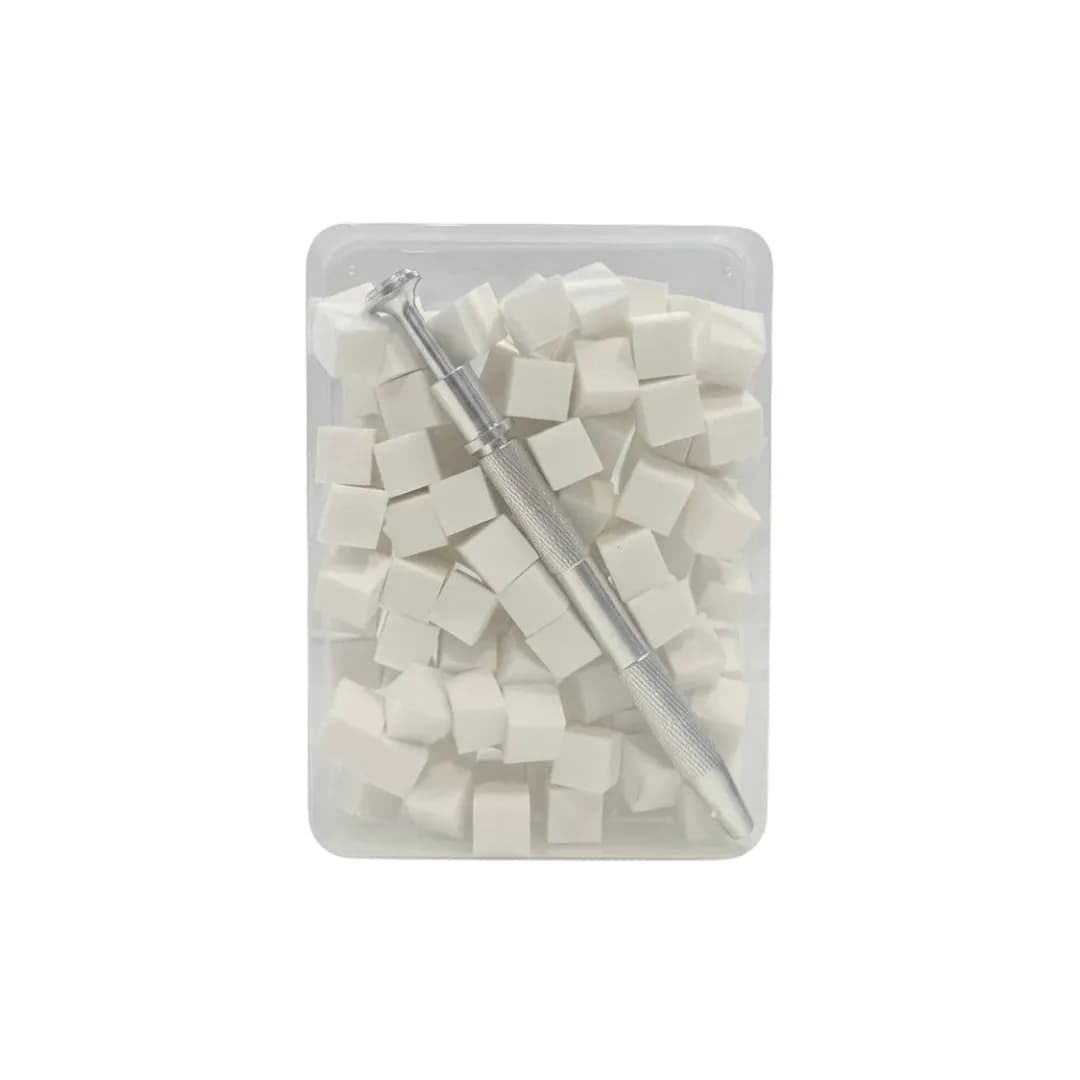 Mini Nail Sponges With Grabbing Pen