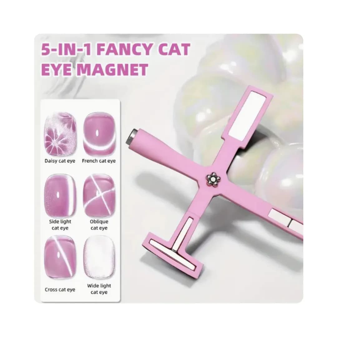 Free Style 5in1 Nail Magnet for Cat Eye - Pink