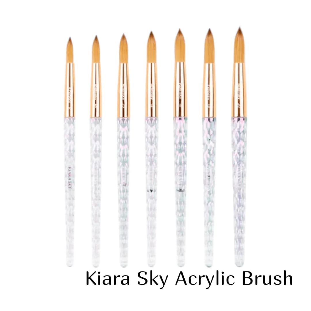 Kiara Sky Premium 100% Kolinsky Acrylic Brush| Nail Mall Beauty Supply